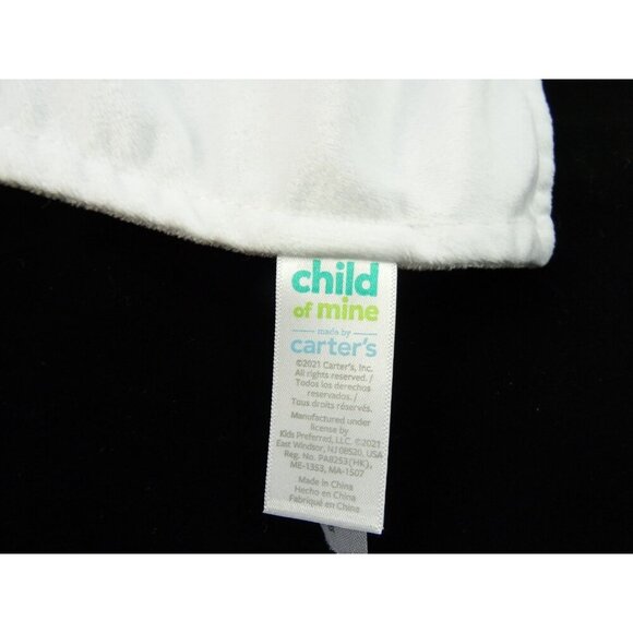 Child of Mine Carter's Smile Yellow Giraffe Lovey Blanket Plush Rattle Toy - Picture 6 of 11